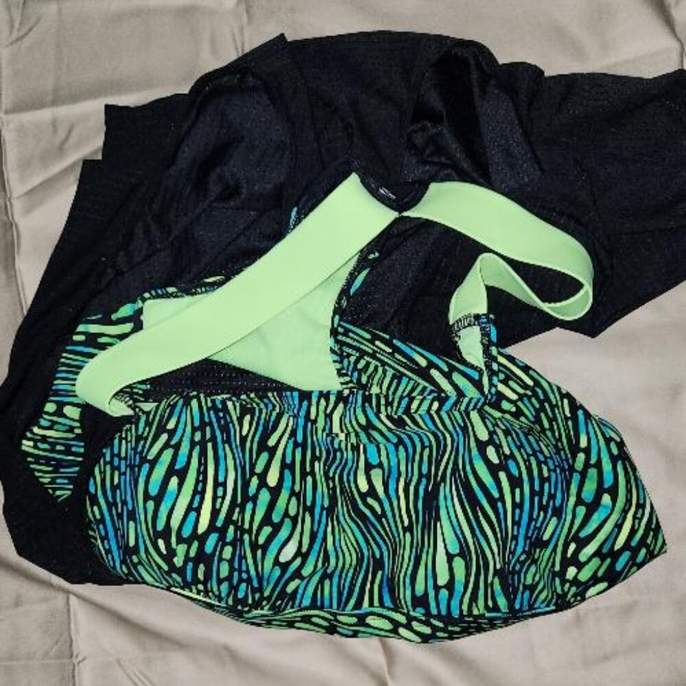 Bathing Suit Top ZeroXposur wide strap 2-in 1 tankini swim top XXL - Picture 3 of 4